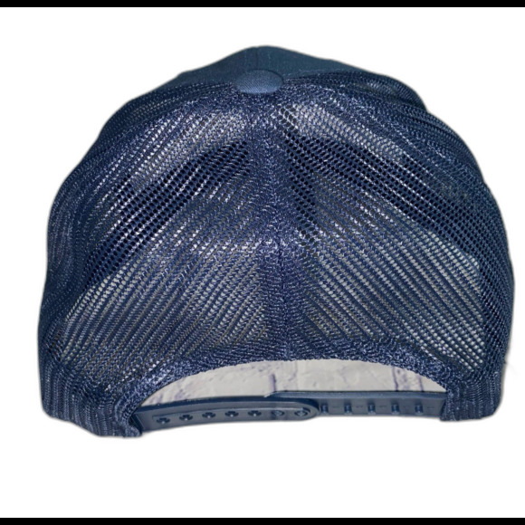 The Classics of Yupoong Cap Hat Unisex Snapback Blue Patch Logo SA Company Cap - Picture 5 of 8